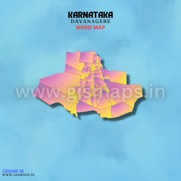 Davanagere Ward Map (Karnataka)